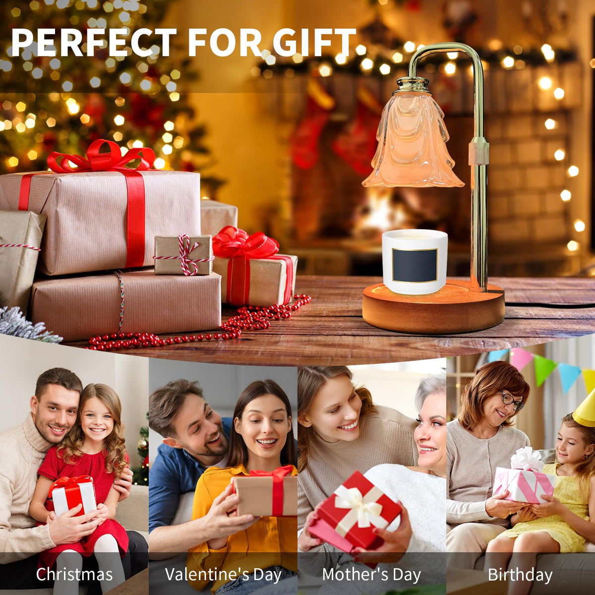 Candle Warmer Lamp with Timer & Dimmer T213