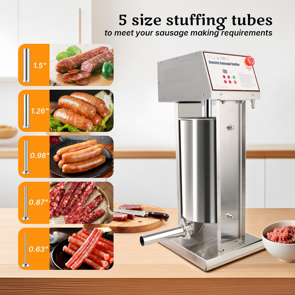 Stainless Steel Electric 15 Liter Sausage Stuffer J32585