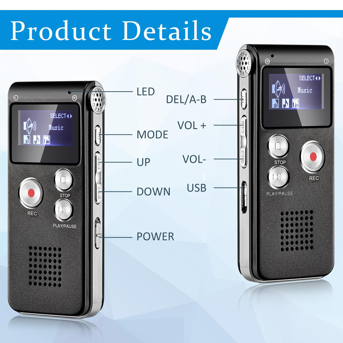 Black EVP Recorder Ghost Hunting Kit C5758