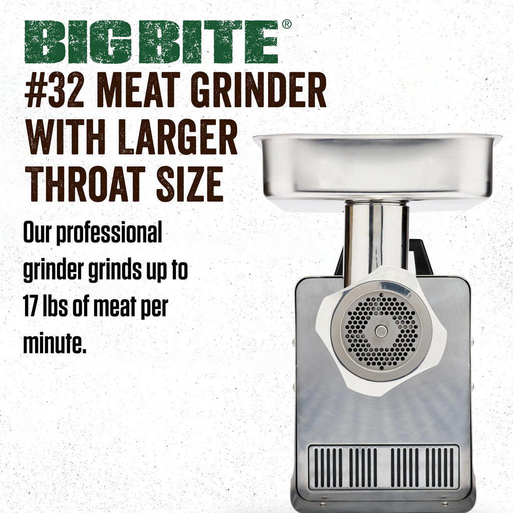 #32 Meat Grinder & 15 LB Sausage Stuffer T504