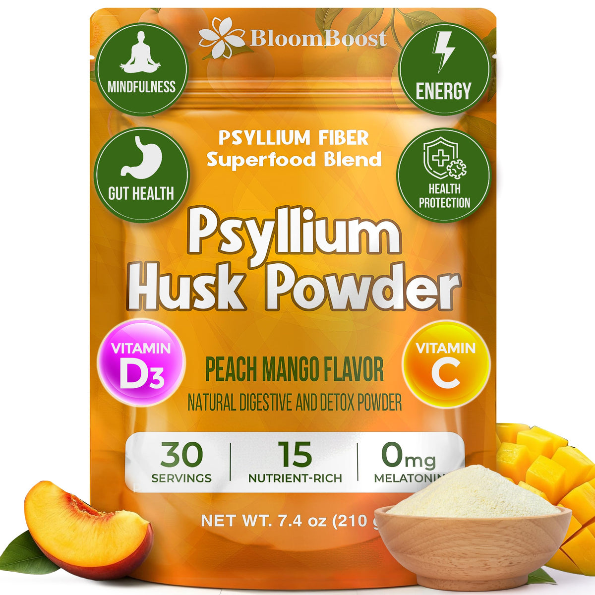 Psyllium Husk Powder 7.4 Oz C502552