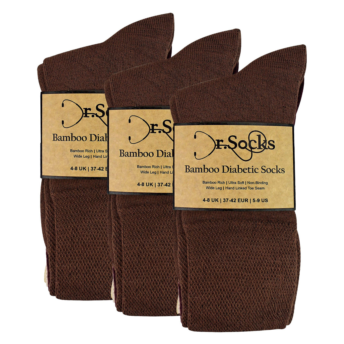 12 Pairs Womens Seamless Diabetic Socks I71408