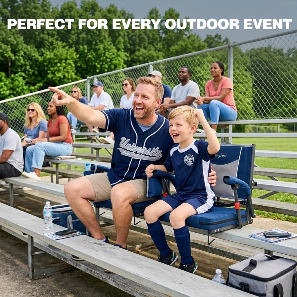 Folding Stadium Seats with Back Support and Cushion I737848
