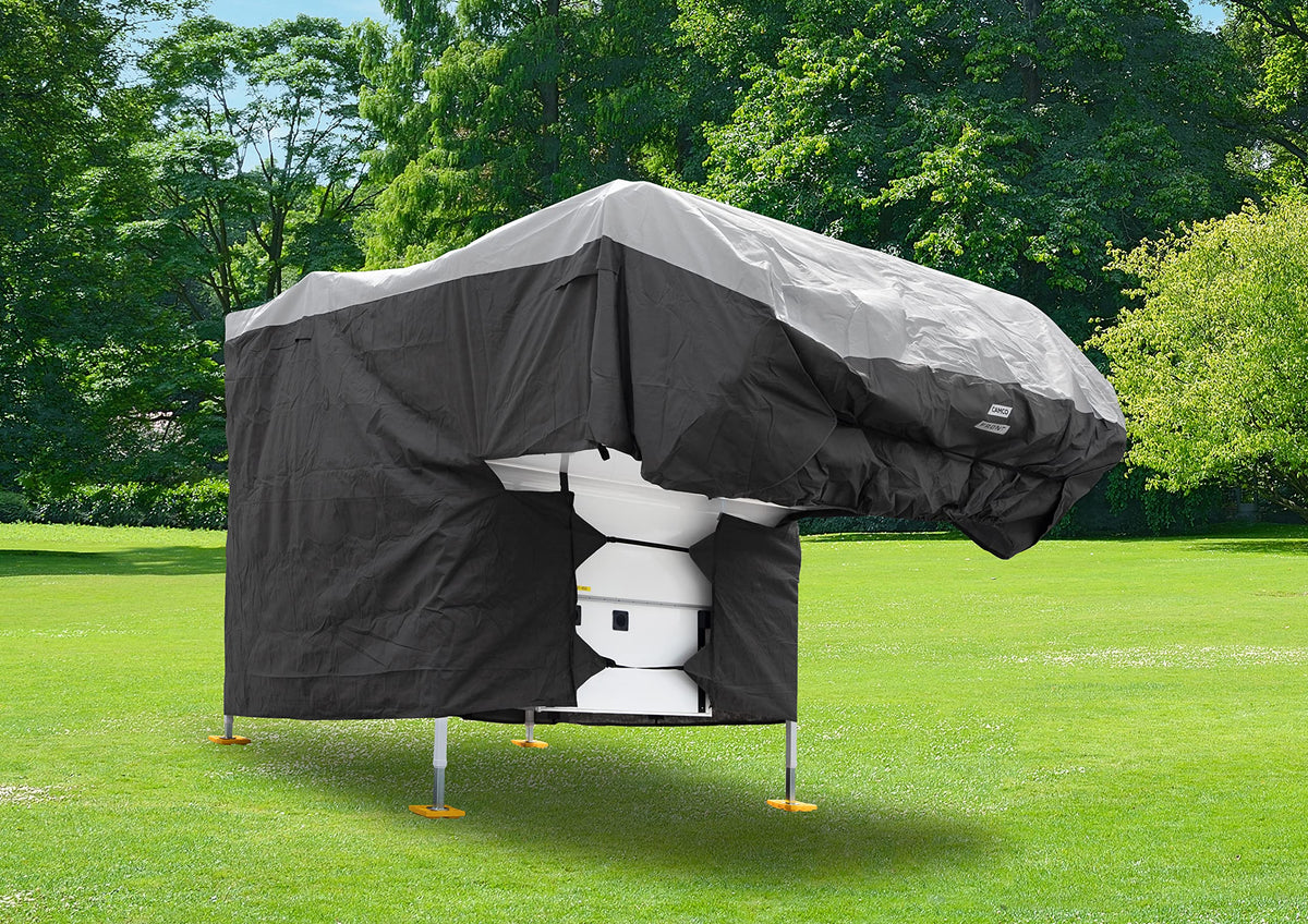 Polypropylene Camper RV Cover with Zipper Entry Doors and Air Vents U265390